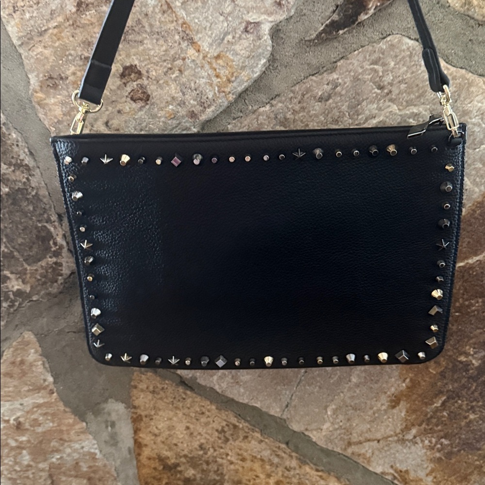 Christian Louboutin Shoulder Bag Black Leather - Picture 13 of 13